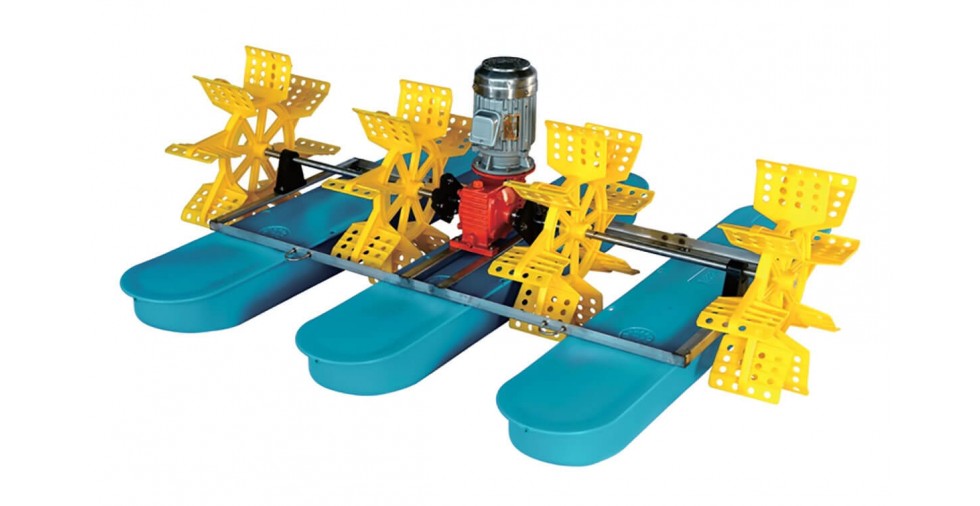 Лопастной аэратор для пруда 1.5 кВт / 380 В / 6 лопастей