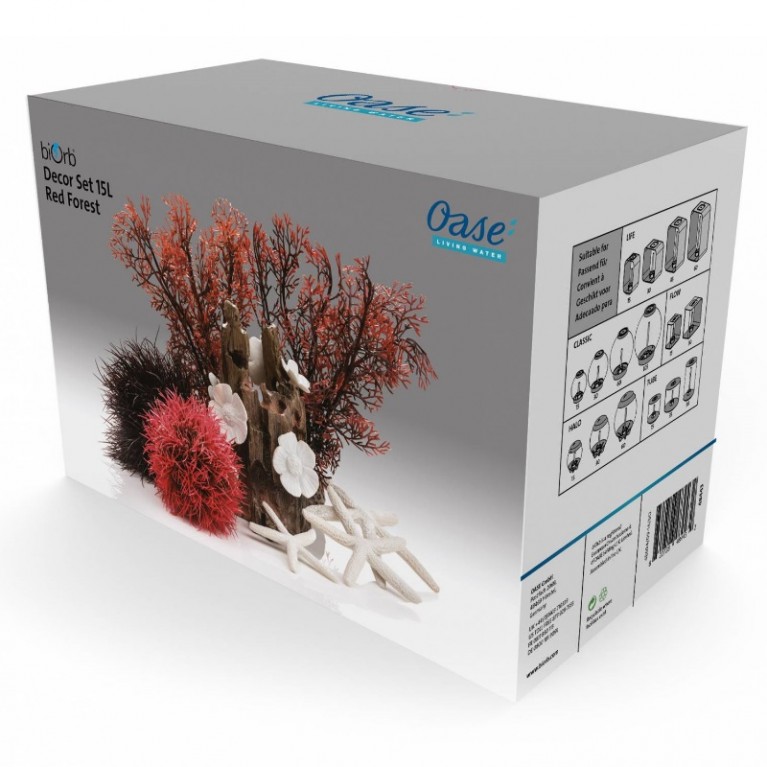 Комплект для аквариума 15 л biOrb Decor Set 15L Red Forest