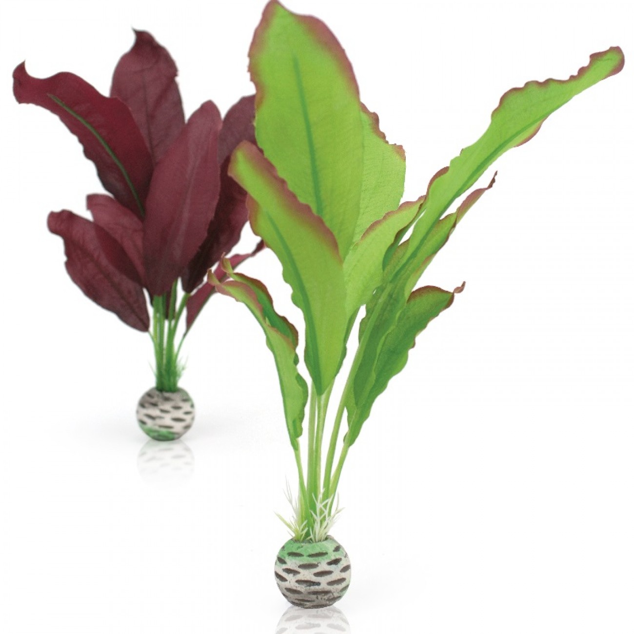 Набор декор. растений 'Silk plant set medium green&purple'