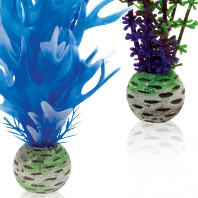 Набор декор. растений 'Plant set medium blue & purple'