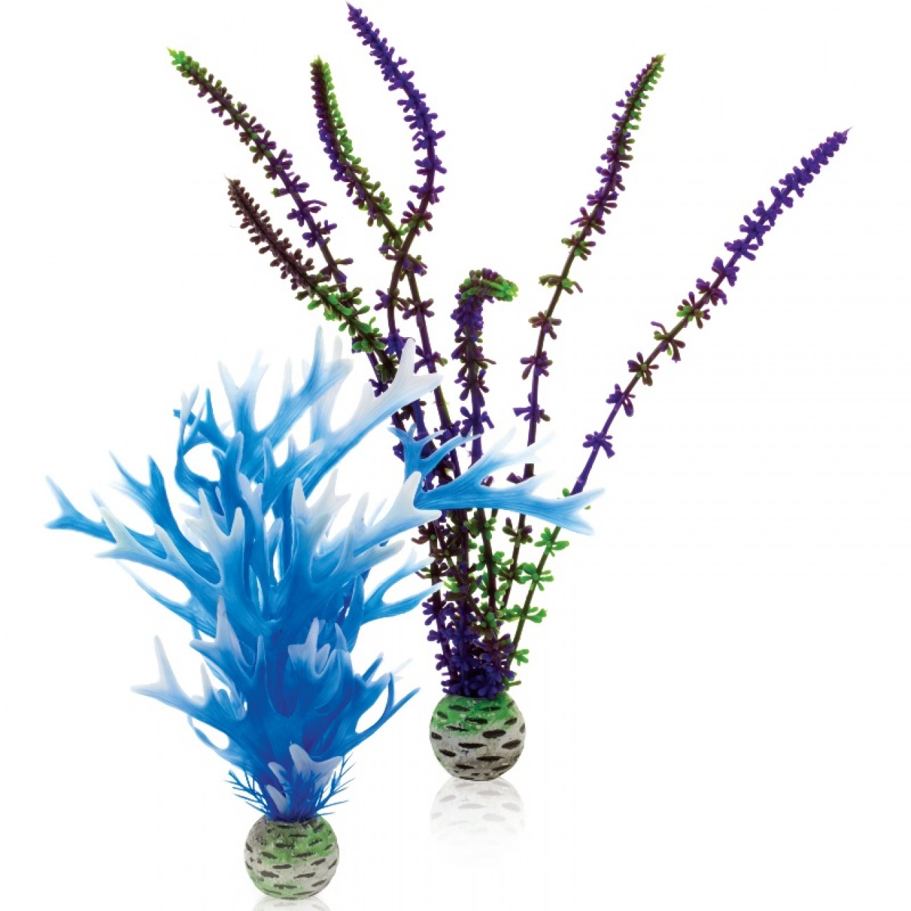 Набор декор. растений 'Plant set medium blue & purple'