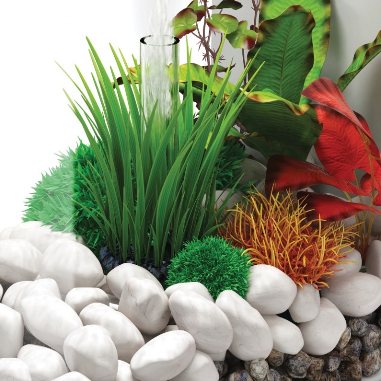 Набор из 3-х зеленых водных шаров, Aquatic topiary ball set 3 green