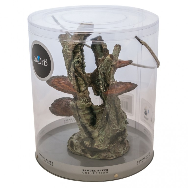 Декоративная фигура 'Гриб на бересте', fungus on bark ornament