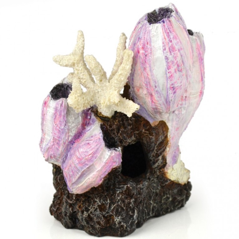 Декоративная фигура 'Розовая морская уточка', Barnacle ornament small pink