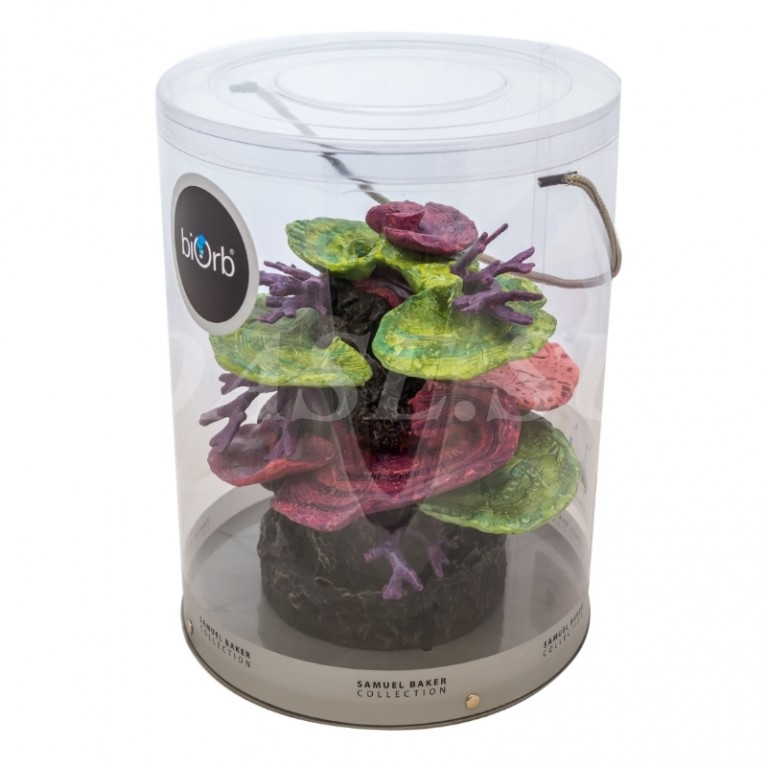 Декоративная фигура 'Коралловый гребень', coral ridge ornament green-purple