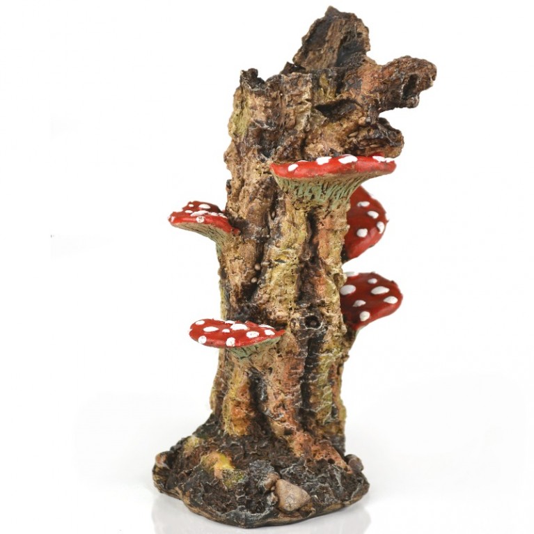 Декоративная фигура 'Пень с грибами', Mushroom trunk ornament