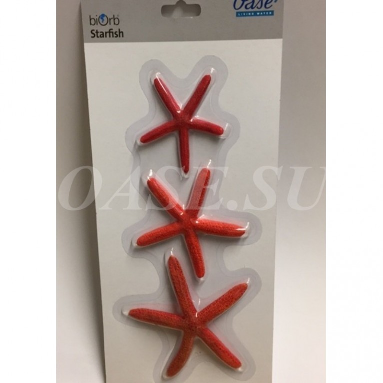 Набор красных морских звезд, Starfish set 3 red