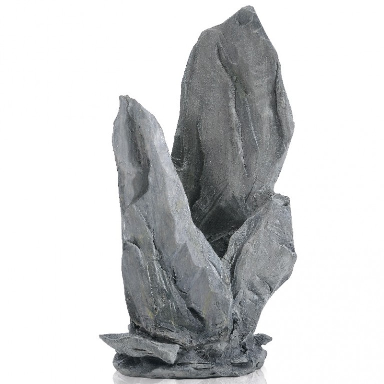 Средний орнамент из серого сланца, Slate stack ornament medium grey