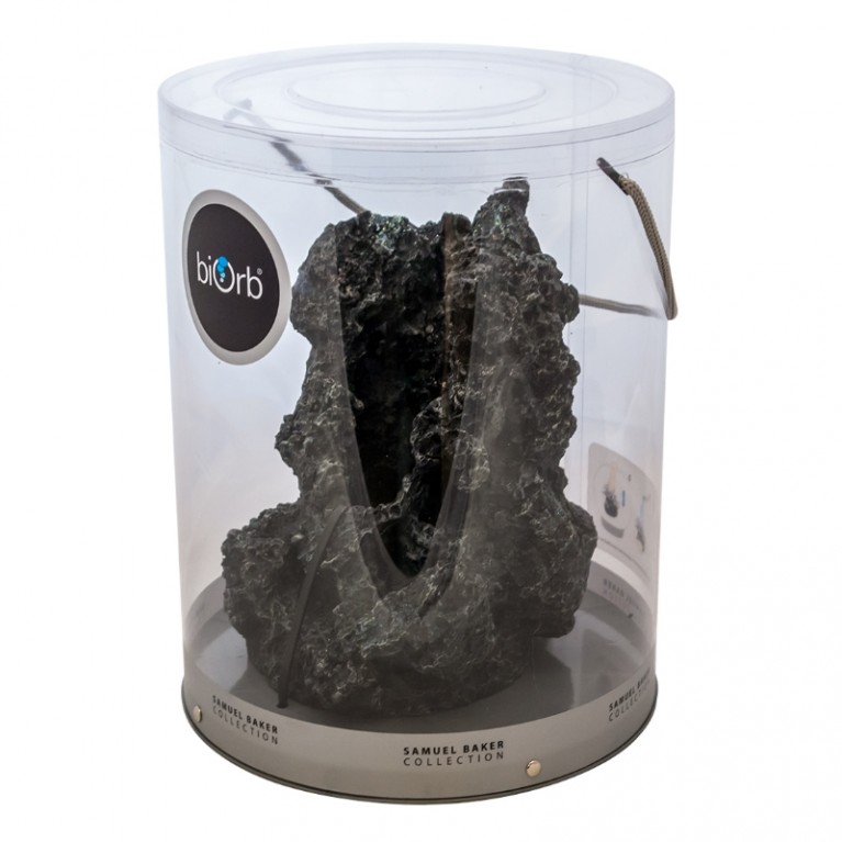 Декоративная фигура 'Черный минерал',mineral stone ornament black