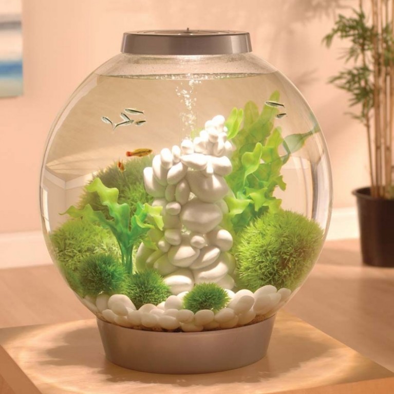 Маленький орнамент из гальки, белый, Pebble ornament small white