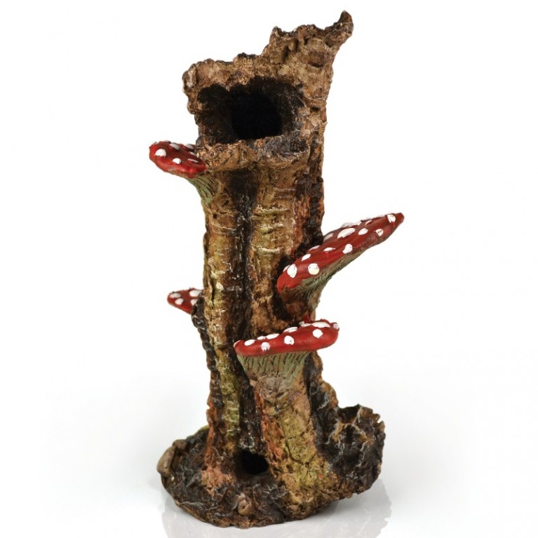 Декоративная фигура 'Пень с грибами', Mushroom trunk ornament