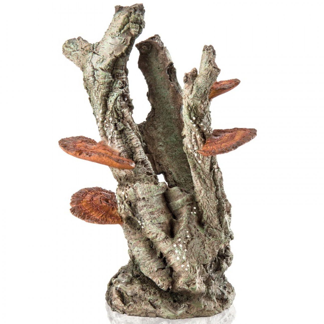 Декоративная фигура 'Гриб на бересте', fungus on bark ornament