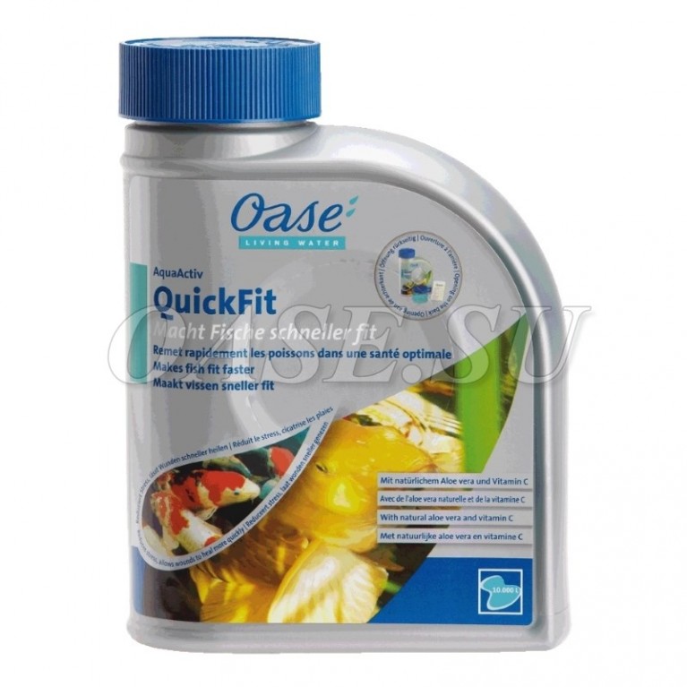 Ускоряет процесс выздоровления у рыб - AquaActiv QuickFit 500 ml
