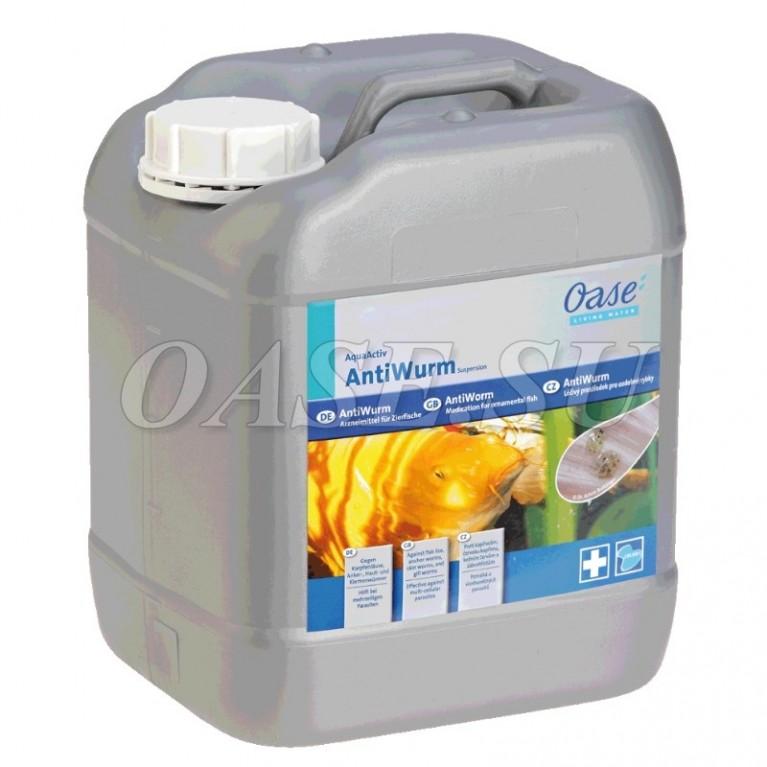 Эффективен против водных вшей, червей и т.д. - AquaActiv AntiWorm 5 l