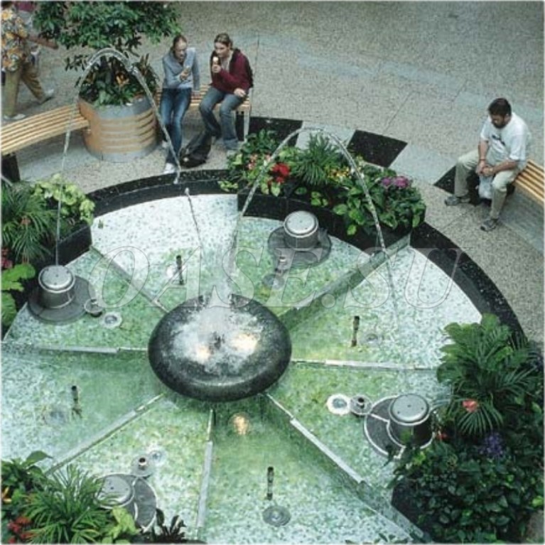 Фонтанная насадка динамическая водная пушка 'Jumping Jet Rainbow Flash I I / DMX / 02'