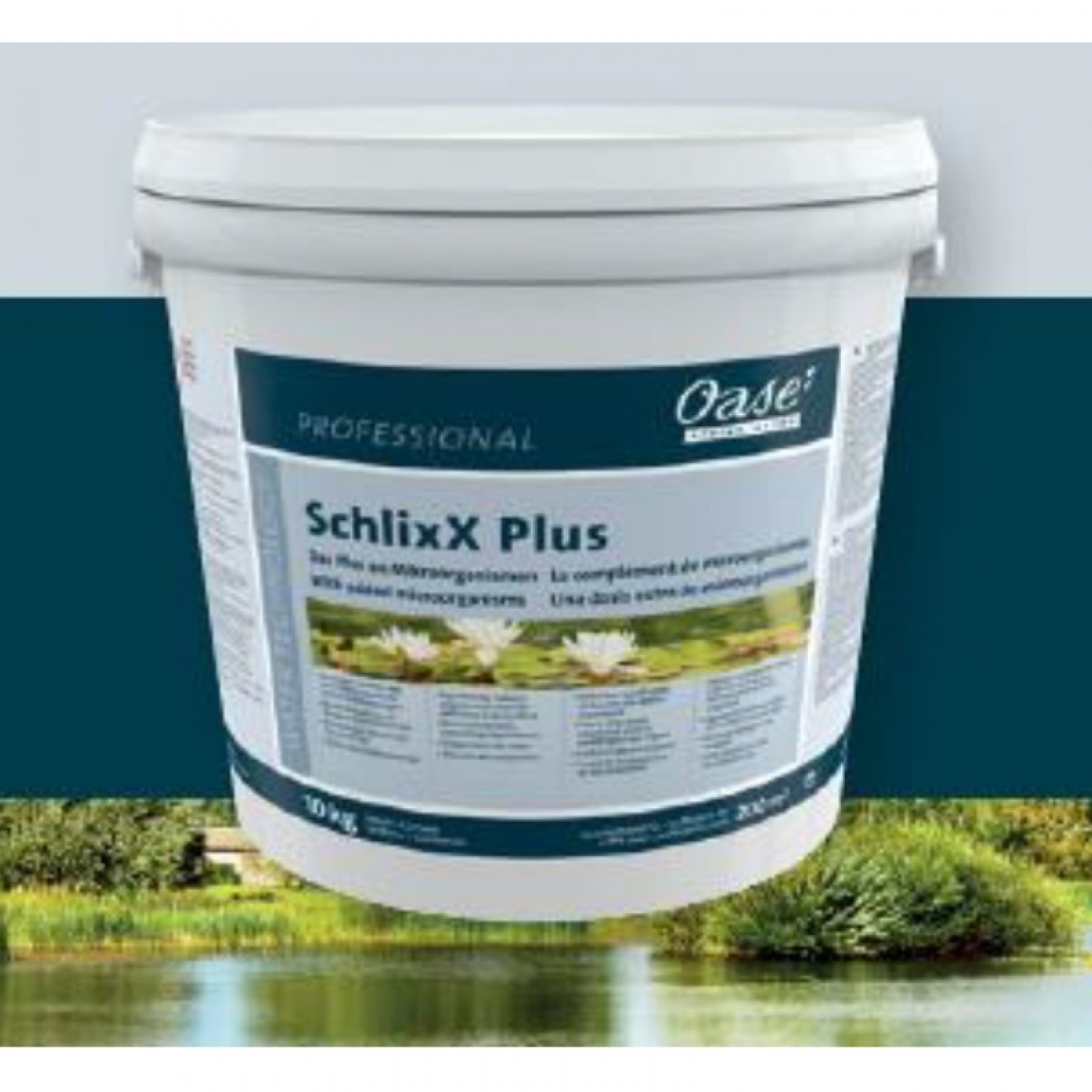Средство усиленного действия для удаления осадка и ила SchlixX Plus 25 кг. (на 500 м²)