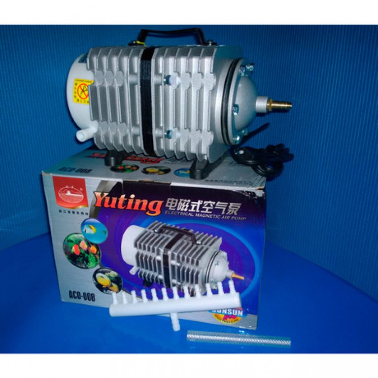 Аэратор для пруда ACO-008, 100 л/м, 0,4 бар, 138 вт , может работать зимой и летом