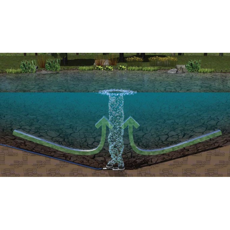 Аэратор для пруда PA200, 200 л/м, 0,045 mpa, 180 вт, 220 В, Супертихий, профессиональный, для пруда, септиков, аквадизайна