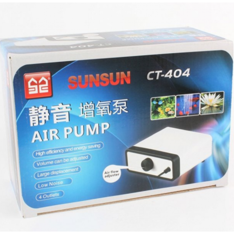 Аэратор аквариумный CT-404, 4х2.8 л/мин, 8 вт четырехканальный