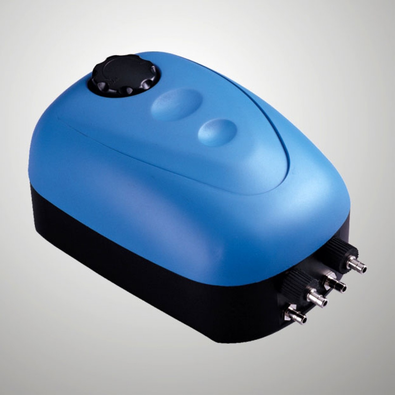 Аэратор аквариумный на 4 выхода с регулятором потока Atman HP-5000, 8 л/м, 0,22 бар, 5 вт