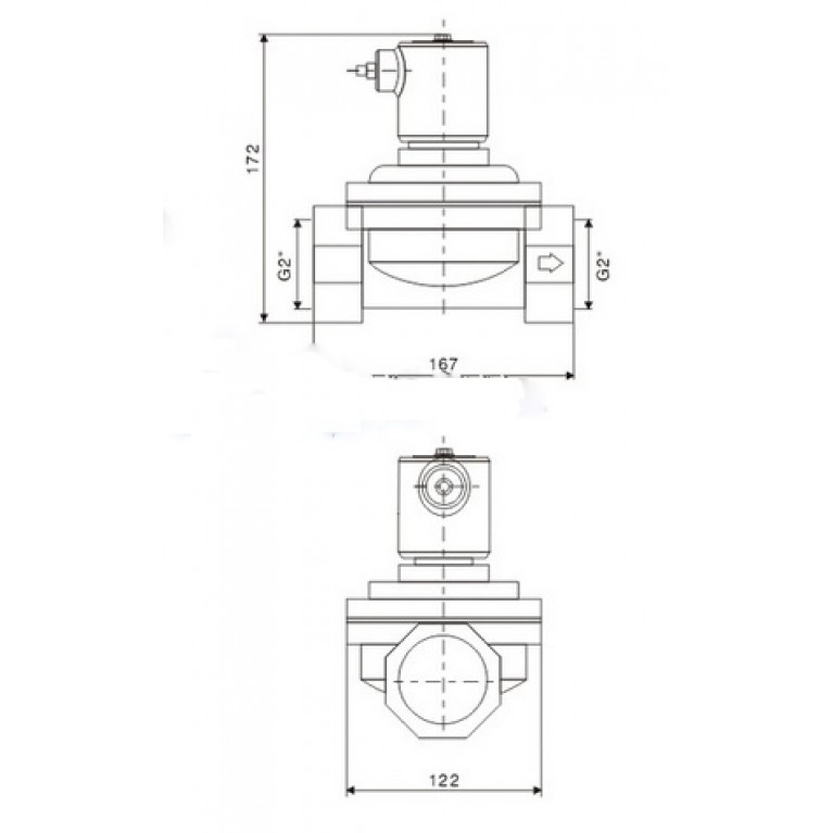 Клапан электромагнитный HQ-FS25, АC24V