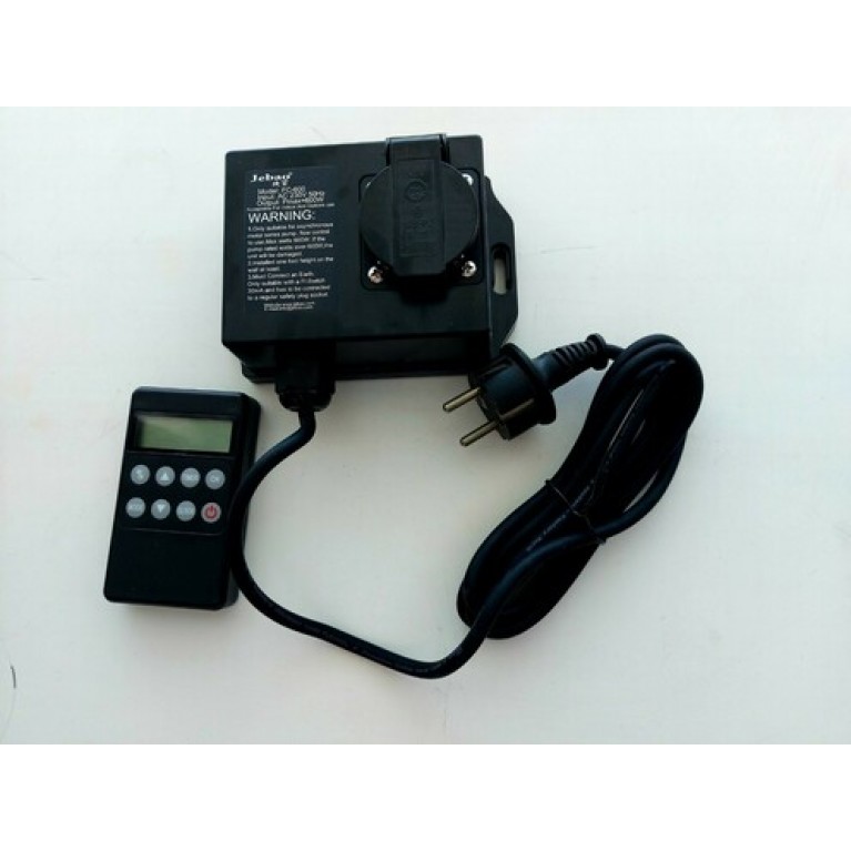 Контроллер с пультом управления и регулятором напряжения Jebao FC-600 для садового и прудового электрооборудования (насосов, подсветки)