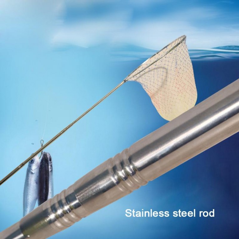 Сачок для пруда RFN3, 48*48см с телескопической рукояткой 0.9-3.0м, ячейка 25мм