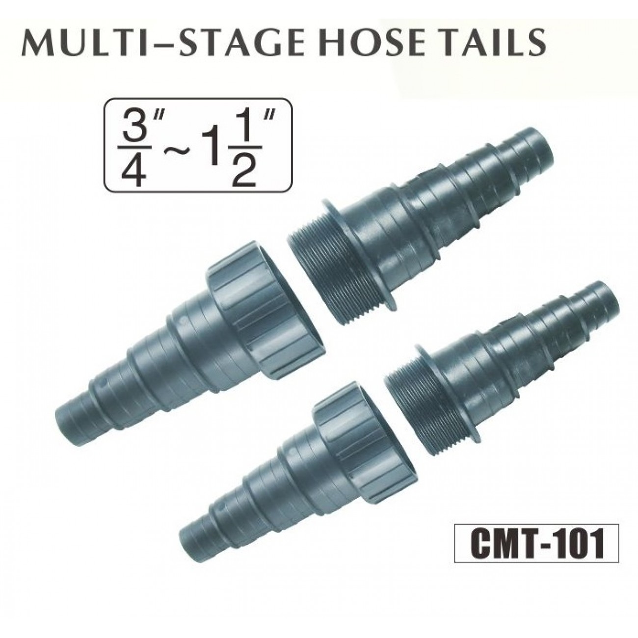 Штуцер CMT-101 для объединения шлангов 3/4", 1", 11/4", 11/2"