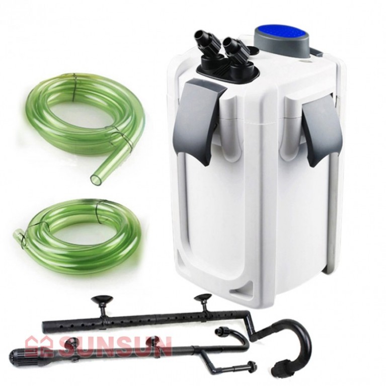 Фильтр аквариумный SunSun HW-703B, для аквариумов 300-500л, насос 1400л/ч, 30вт, c УФ-лампой