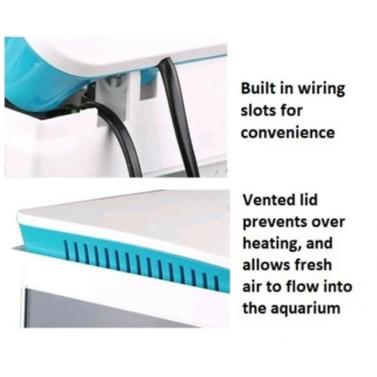 Аквариум 72 литров с тумбой крышкой, насосом и освещением SUNSUN HRG-600
