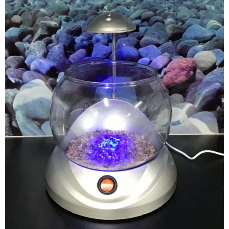 Аквариум круглый Sunsun TG-02. Светильник в комплекте, 2л