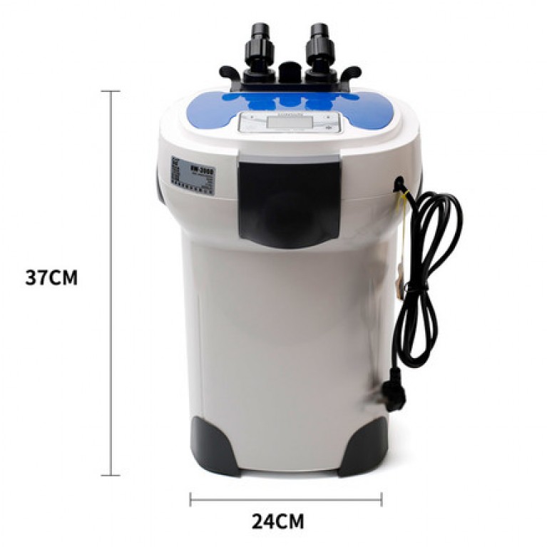 Фильтр аквариумный SunSun HW-3000, для аквариумов 250-700л, насос 3000л/ч, 30вт, с УФ-лампой