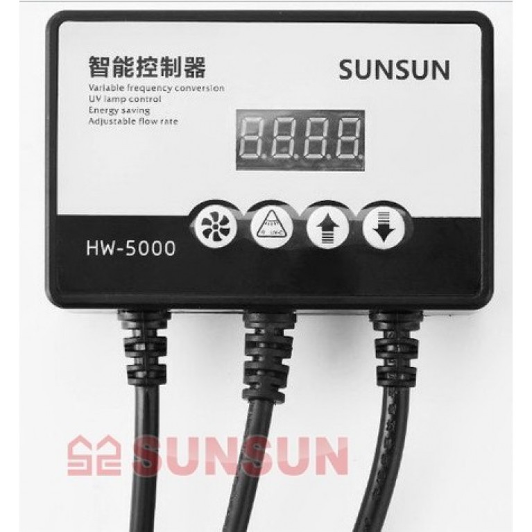 Фильтр аквариумный SunSun HW-5000, для аквариумов до 1500л, насос 5000л/ч, 50вт, с УФ-лампой