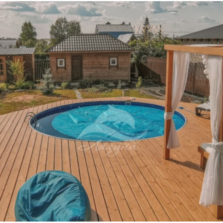 Круглый бассейн ЛАГУНА 2,00 х 1,25 м