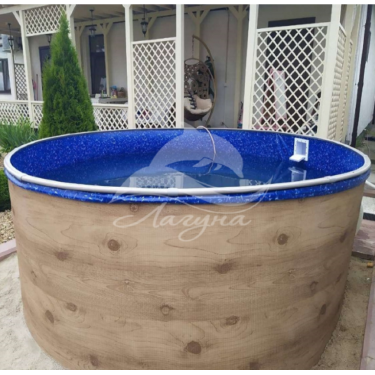 Круглый бассейн ЛАГУНА 2,00 х 1,25 м