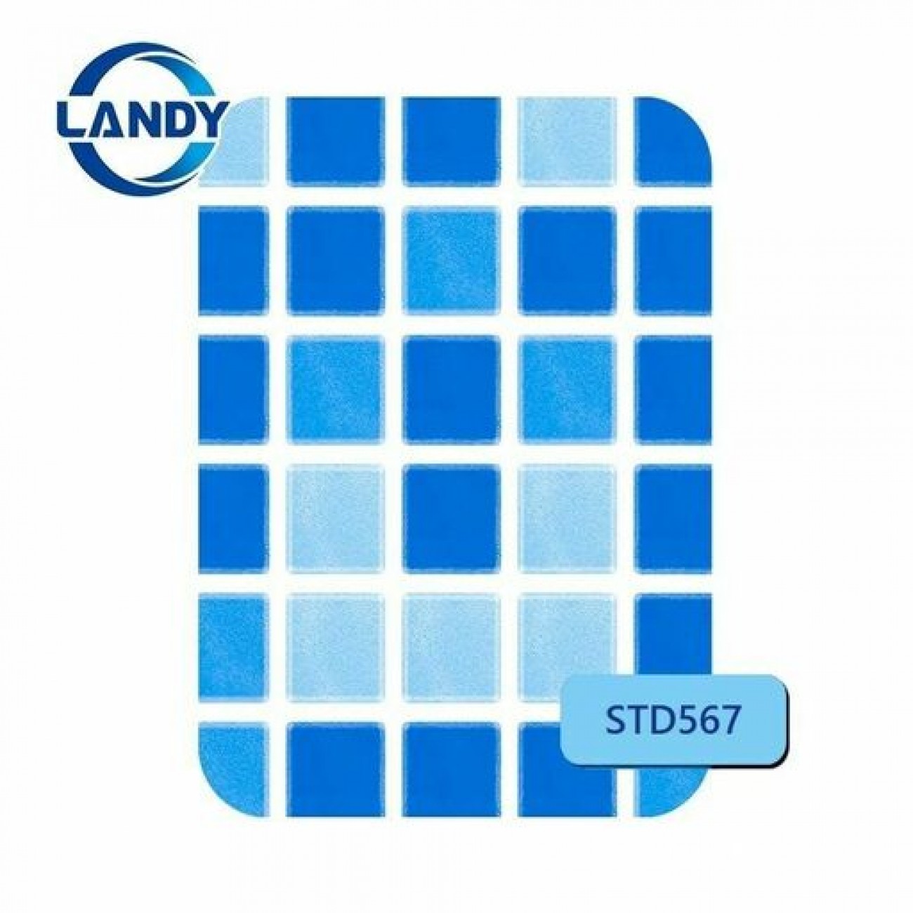ПВХ плёнка для пруда LANDY STD567 (1.8*25м*1.5мм)