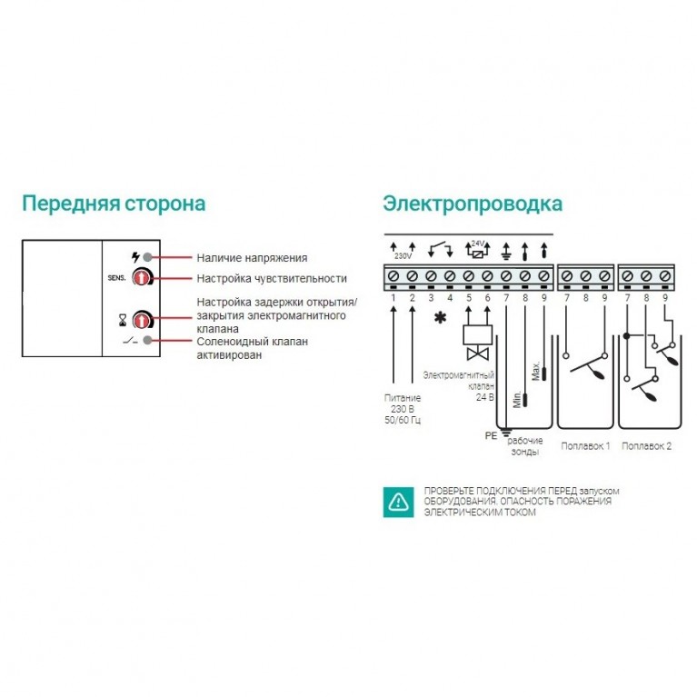 Контроллер уровня воды Toscano TH-FILL 10002676 (230В)