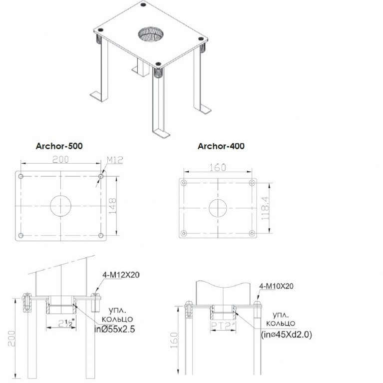 Водопад из нержавеющей стали OCEAN VIKTORIA OC-VI-653 (650x300мм)