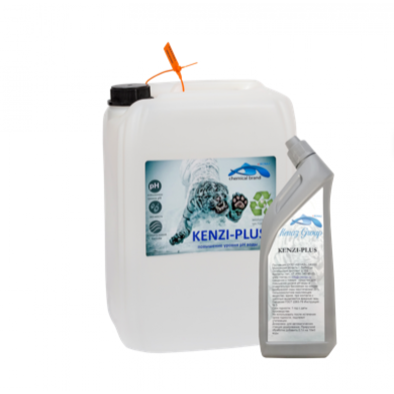 Жидкий препарат для повышения уровня рН воды бассейна КЕНЗИ-ПЛЮС, объем 5 л