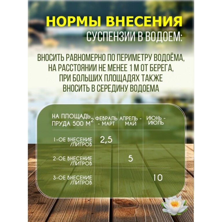 Средство для пруда от ила и водорослей BIOSPLIT, 5Л (ДЛЯ ПРУДА ДО 500М2)