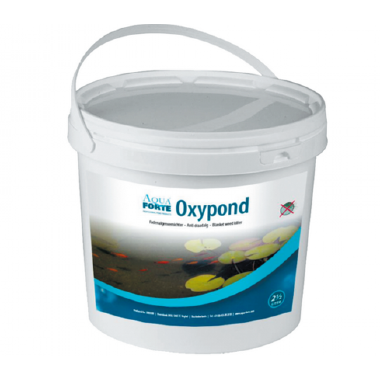 Средство против нитевидных водорослей в пруду и насыщения воды кислородом OxyPond 5,0 кг , для пруда 150м3