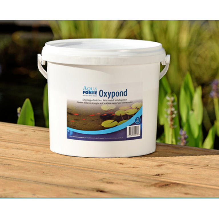 Средство против нитевидных водорослей в пруду и насыщения воды кислородом OxyPond 5,0 кг , для пруда 150м3