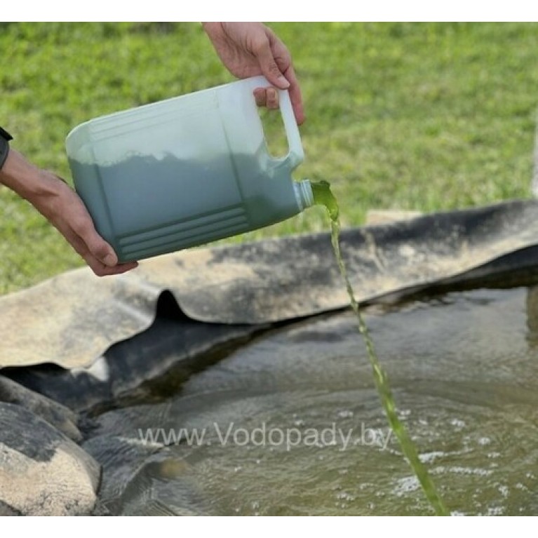 Хлорелла для прудов и водоемов "CHLORELLER" ДЛЯ ОЧИСТКИ и алголизации ПРУДов НА ОСНОВЕ ХЛОРЕЛЛЫ VULGARIS, 5Л (ДЛЯ ПРУДА ДО 1000М2)