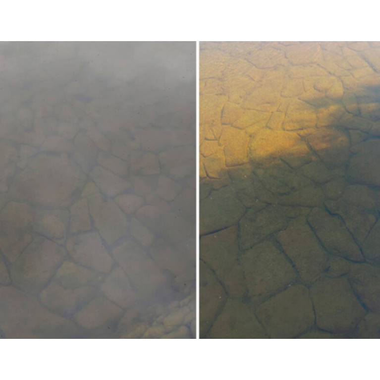 Cредство осветления воды для пруда на основе полимеров двухкомпонентный Pond Zinger (до 45 м³)