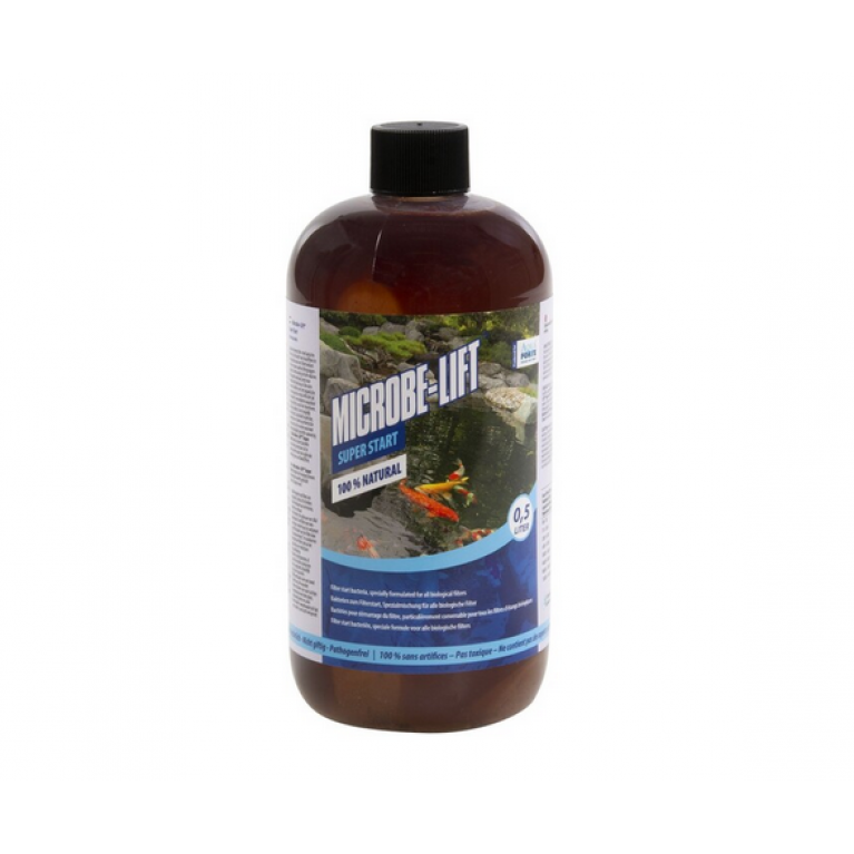 Комплекс стартовых бактерий для запуска системы фильтрации Microbe-Lift Super Start, 500 мл на 40-80 м3