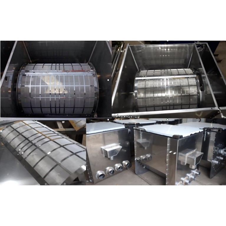 Барабанные фильтры из нержавеющей стали ТМ AVA серии SF 50