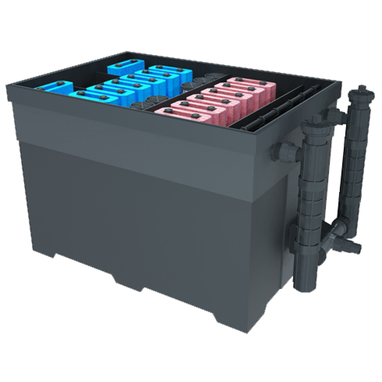 Фильтр проточный BIO–FILTER 130i, для пруда, 150 м3, 30000 л/ч, УФ-лампа 110 Вт (2х55W)