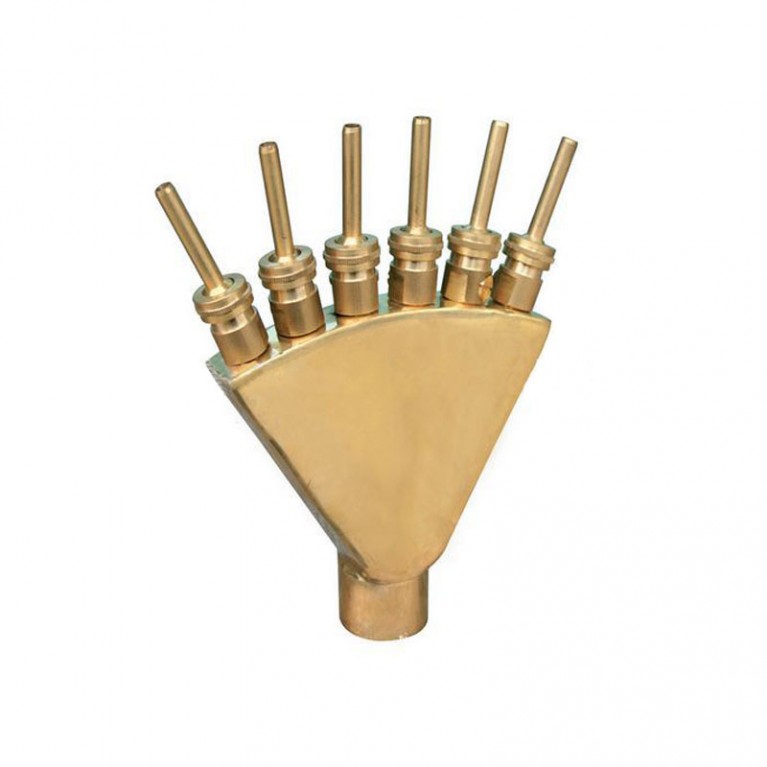 Насадка фонтанная SC40, Finger 1 1/2" ВР, высота макс 6 м, диаметр макс 4 м, из меди