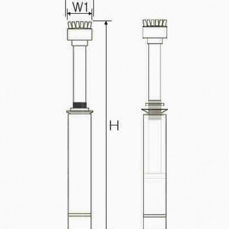 Насадка фонтанная FA25, Vulkan + Lava 1" ВР, высота макс 1,5 м, диаметр макс 1 м, из меди