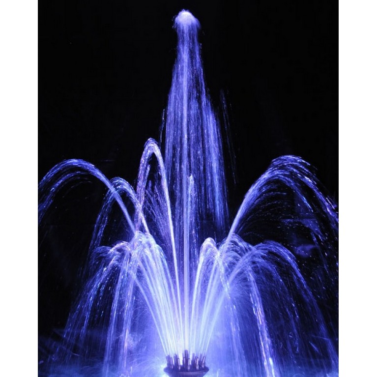 Насадка фонтанная SBS50 из нержавеющей стали "Дождик", 7.5м высота на 7 выходов